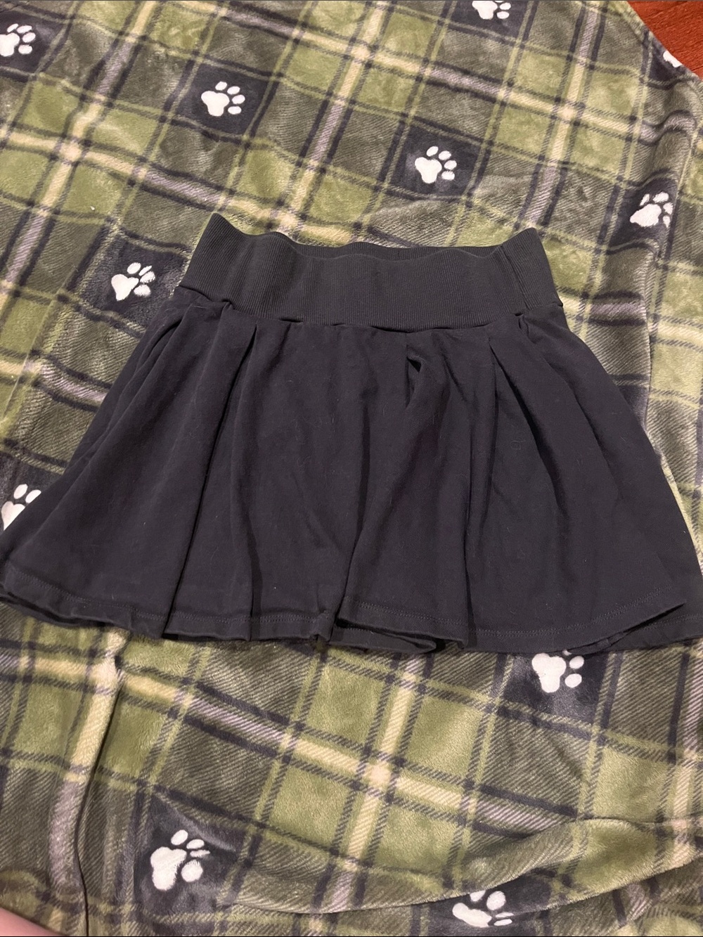 wild fable Black Pleated Mini Skirt
